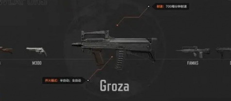 暗區(qū)突圍GROZA屬性解析