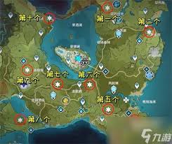 原神蒙德地靈龕位置分布圖
